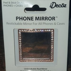 Rose Gold Unbreakable phone mirror